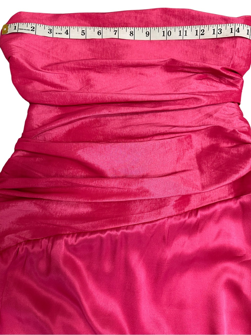 Meshki Pink Serena Strapless Taffeta Maxi Dress SZ Small Elegance Coquette NWT - Picture 8 of 9